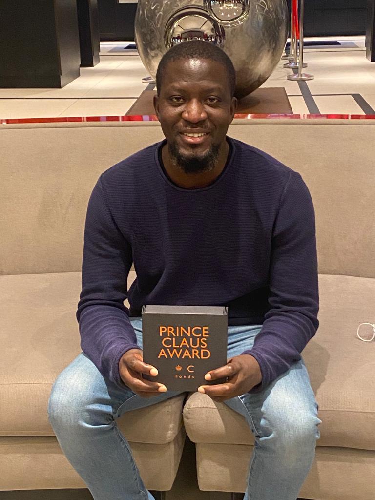 Finally received the PRINCIPAL PRINCE CLAUS AWARD IN Amsterdam. First  Ceremony took place in Accra last year in Dec at the Dutch Ambassador' residence but official Award was delayed due to Covid-19 restrictions. Finally the medal comes home to Ghana. Thank you @princeclausfund