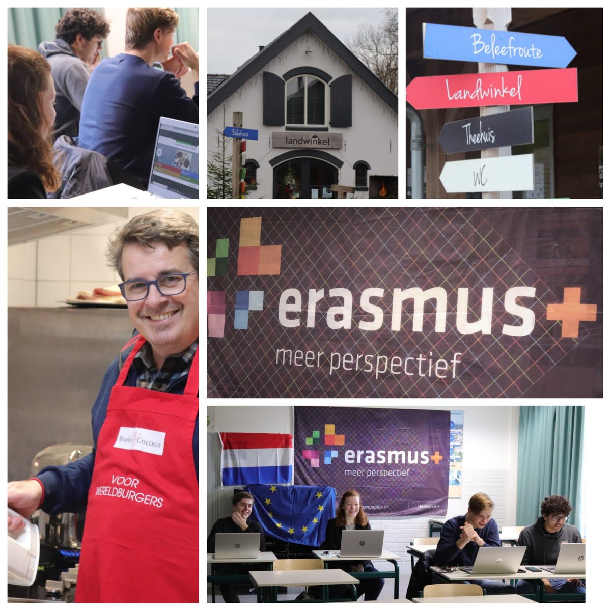 1979Sander's tweet photo. Onlangs nog live, nu ook een digitale #uitwisseling @ErasmusplusNL. Bijeenkomsten met Duitsland, Spanje en Roemenië @MarnixCollege #Ede #internationalisering 'Leer elkaar kennen' https://t.co/r3k4DcQ2Bm