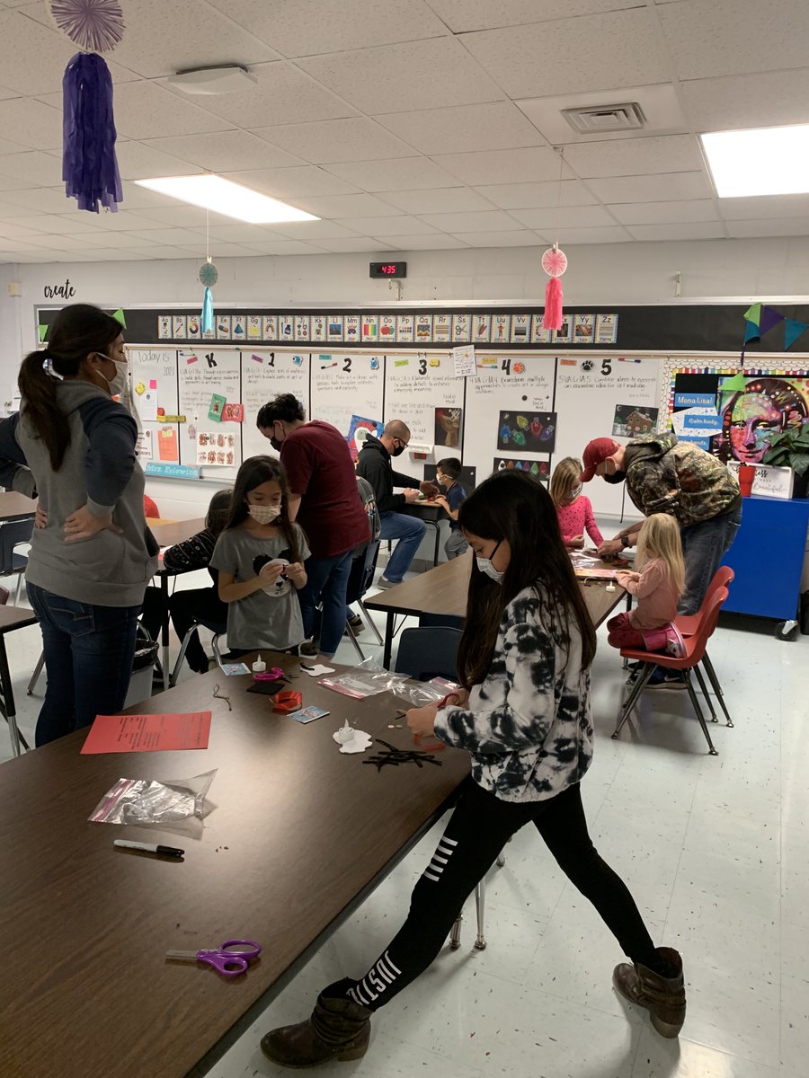 ThayerElem's tweet photo. PTO sponsored a Family Night event on Thursday, December 9.  Families were invited to have hot chocolate, decorate cookies, create crafts and attend the book fair. We also highlighted our Focus Habit for November/December, "Put First Things First". https://t.co/bL1wZzNiJb