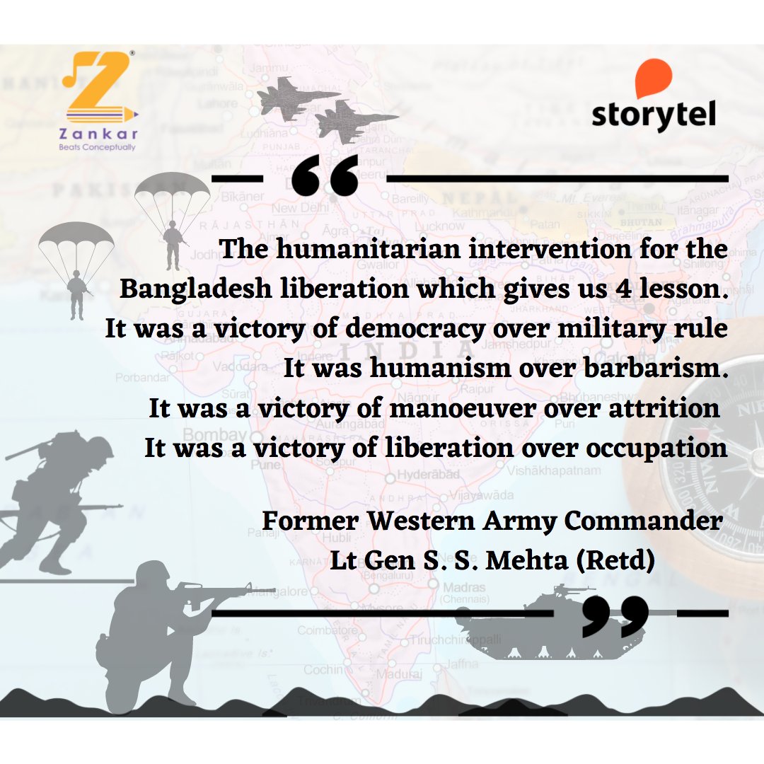 zankarstudios's tweet photo. १९७१ च्या युद्धातील शौर्यगाथा
Heroic Tales of Bangladesh Liberation Audio Series in Marathi and English
https://t.co/arZz2EKnlV
#SwarnimVijayVarsh #vijaydivas #LiberationOfBangladesh #IndianAirForce #indiannavy #IndianArmy  #INSVikrant #IndoPakWar #bagladeshliberation #Martyrs https://t.co/R58dFghIt3