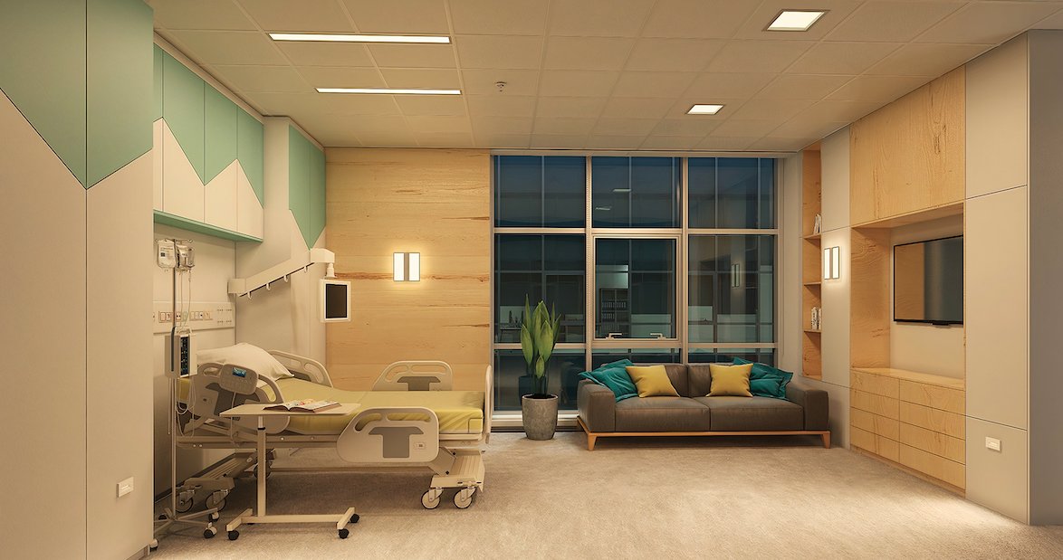 LEnvironments's tweet photo. Healing environments should promote caregiver effectiveness and cleanability, but also patient wellbeing. Enhance positive outcomes with lighting solutions that strike a balance from #BalancedCare by @AxisLighting. #Lighting #Healthcare #InteriorDesign #LightingEnvironments https://t.co/xUtQbatQJt
