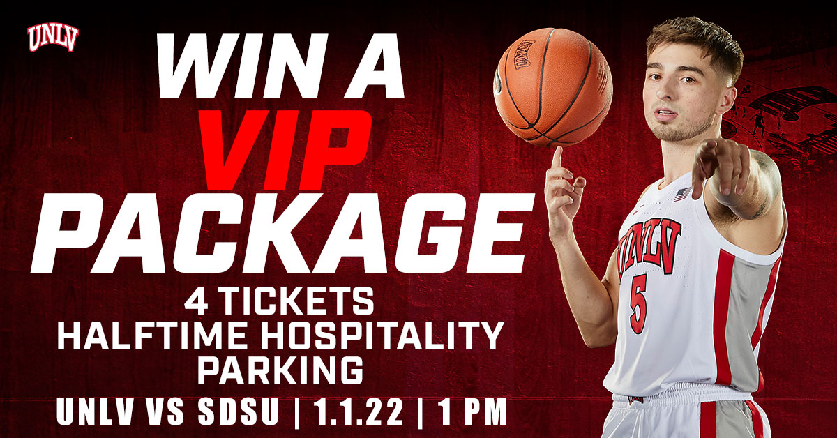 lasvegasweekly's tweet photo. 🏀GIVEAWAY ALERT!🏀 Experience @TheRunninRebels as a VIP! The UNLV Runnin' Rebels VIP package includes 4 tickets to the UNLV vs. SDSU men's basketball game at @ThomasAndMack, a parking pass, and access to the Strip View Pavilion.
https://t.co/aMDeZsdRiM https://t.co/GXcygLi3JU