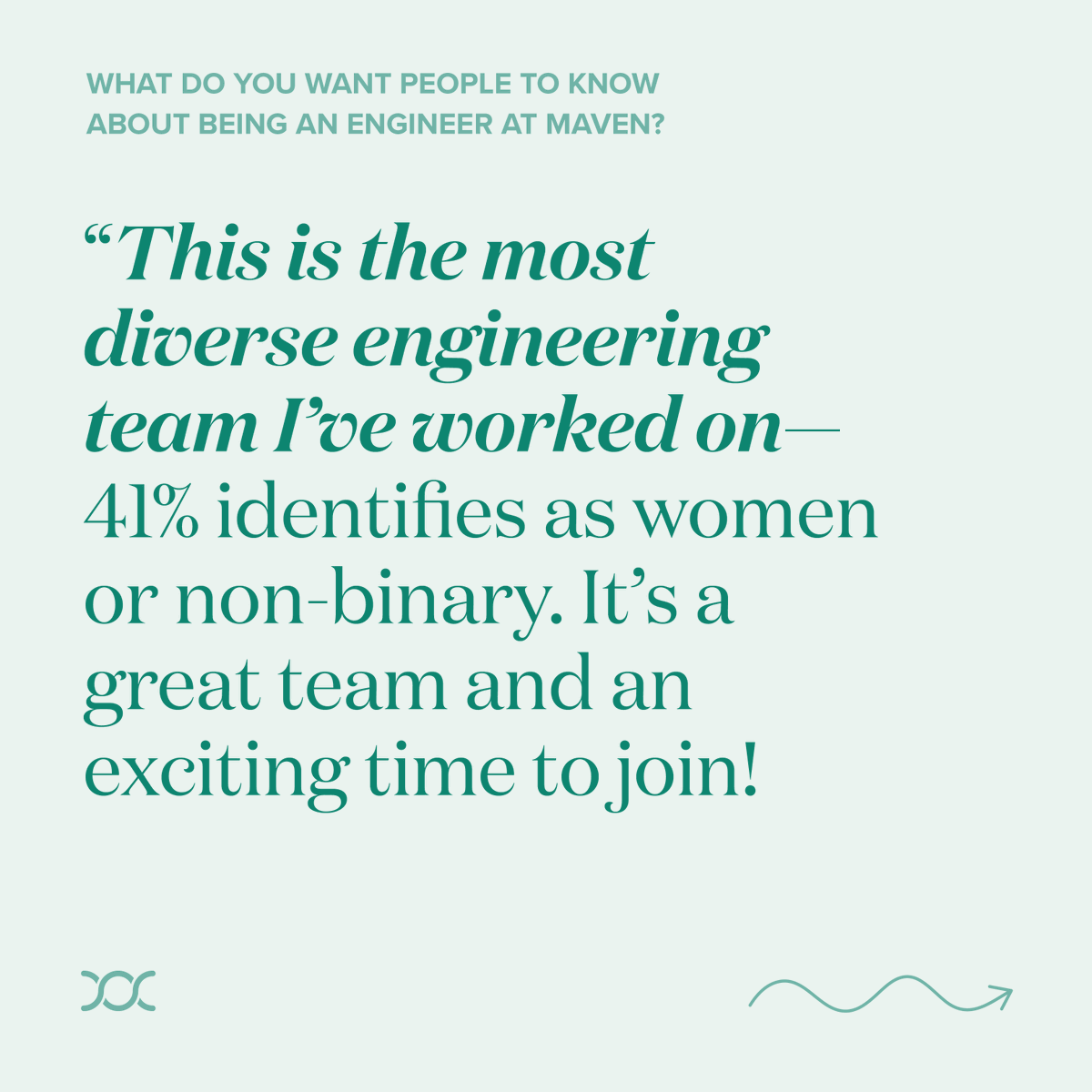 mavenclinic's tweet image. "I love being able to see how our product improves the lives of our members—and I use it myself! Honestly, I just wish everyone had access to Maven." 

Find out more about Trisha's Maven experience, and check out our open roles: mavenclinic.com/careers 🚀 #LifeAtMaven