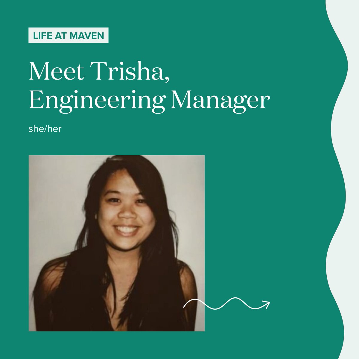 mavenclinic's tweet image. "I love being able to see how our product improves the lives of our members—and I use it myself! Honestly, I just wish everyone had access to Maven." 

Find out more about Trisha's Maven experience, and check out our open roles: mavenclinic.com/careers 🚀 #LifeAtMaven