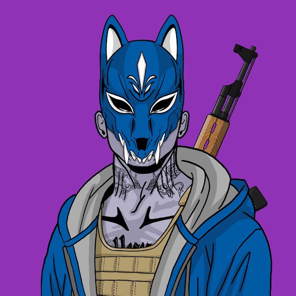 Don’t worry, he doesn’t bite… But he sure is bad to the bone! This <a href="/skvllpvnkz/">Skvllpvnkz</a> could be yours! 

To win:
1️⃣ Follow <a href="/NFungiblePeople/">NFP-NonFungiblePeople</a>
2️⃣ RT Tag 3 Friends
3️⃣ Join our discord: discord.gg/non-fungible-p…

#Skvllpvnkz #NFTGiveaway ends in 72hrs ⏰