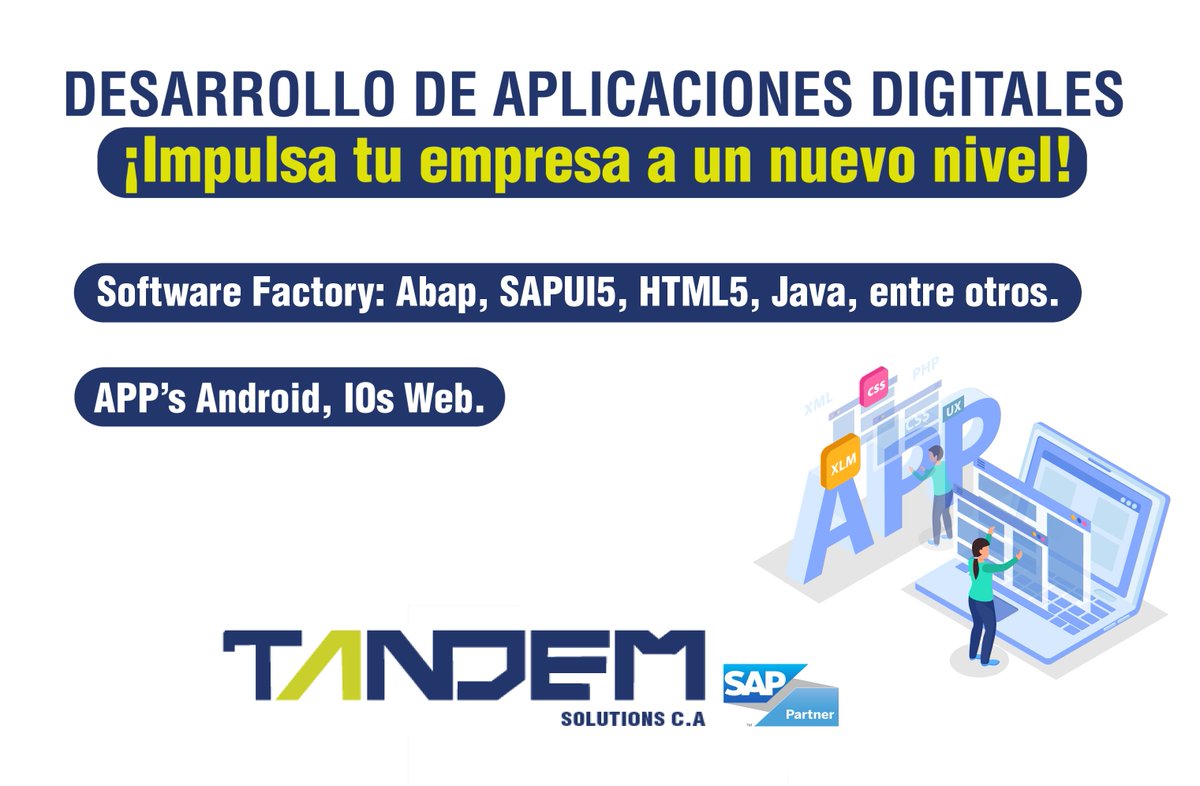 TandemVe's tweet photo. Impulsa tu empresa a otro nivel con el uso de un software digital diseñado para cubrir tus necesidades y presentar los servicios de tu empresa. Te brindamos todo lo que necesitas para optimizar y hacer crecer tu marca.

¡Contáctanos!

#TANDEMSOLUTIONS #consultoriaSAP #SAP https://t.co/zjyx6CJPMM