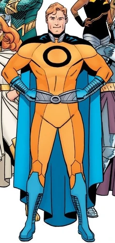 rincondedc's tweet photo. Una Tierra más arriba del universo de Supremo, encontramos a otro pastiche de #Superman en el mismo DC Multiverse. Se trata de #Optiman, líder del equipo Justice 9 de la Tierra-36. Apareció por primera vez en 'Action Comics Vol. 2 #9' de julio de 2012 y en ese mismo número murió. https://t.co/bm93wpqk4E