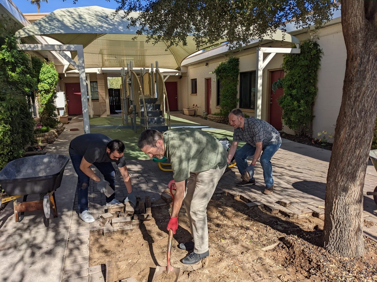 aptus_ai's tweet photo. We had an incredible time volunteering at Family Promise AZ this morning 😊

https://t.co/AM2VTOqqIf

We hope to come back next year!

#volunteering #community https://t.co/t8VKN1q1Gb