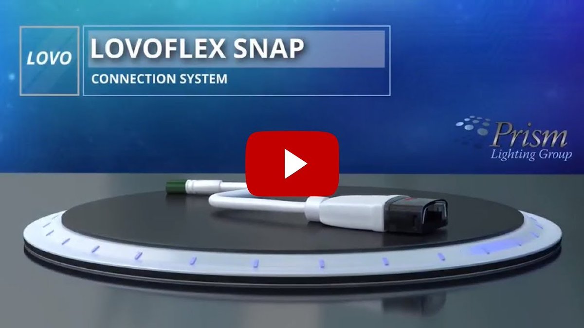 SNAP Connectors Ready to use in a ‘Snap’! LovoFlex SNAP Connectors are the most secure solderless connection system for LED Flexible Strip lighting in the industry! Watch our video to learn more. zcu.io/n9gl