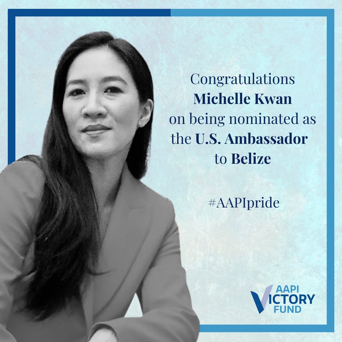 AAPIVictoryFund's tweet photo. For a quarter century, Americans have cheered on @MichelleWKwan as a marvel on ice. In our #AAPI communities, we also know her as a political &amp; diplomatic powerhouse. Soon, the whole world will call her "Ambassador Extraordinary &amp; Plenipotentiary!" Vaya con Dios, champ #Belize https://t.co/yZr4Kwqkcz
