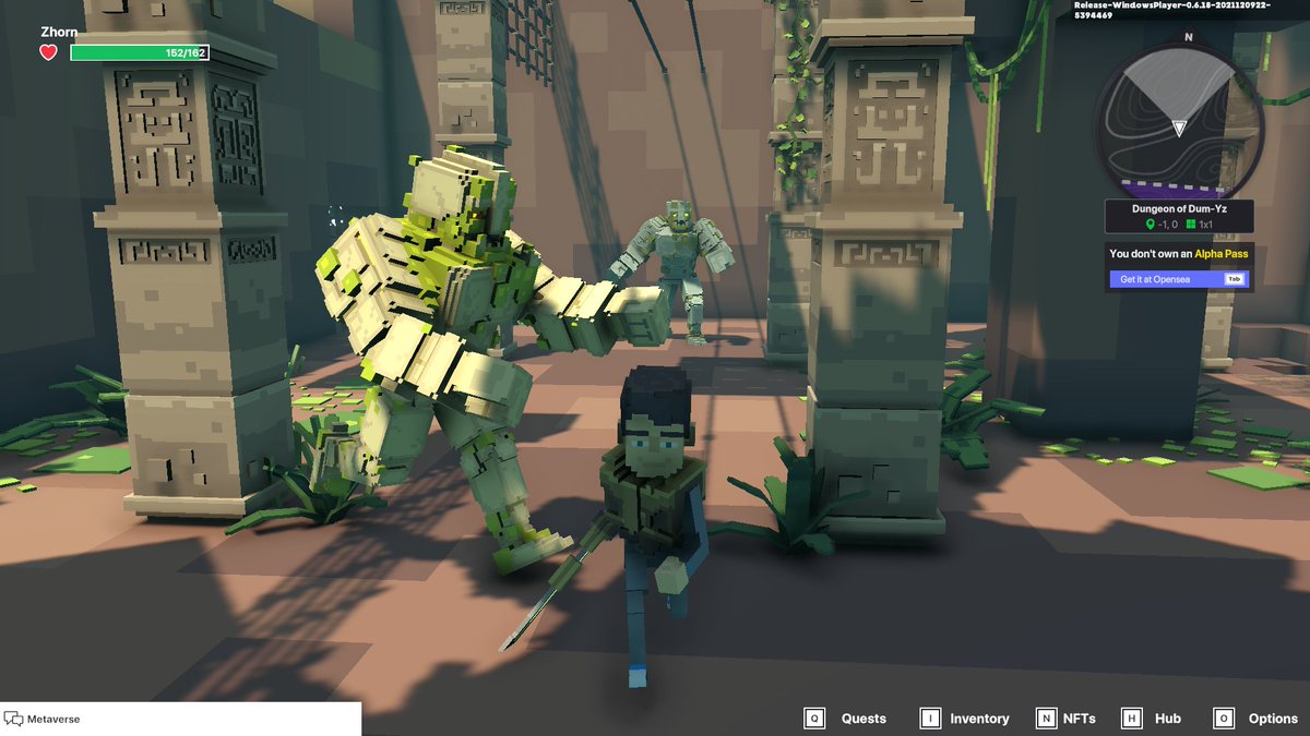 zhorn's tweet photo. @TheSandboxGame Two golems https://t.co/H2Myx2ozf6