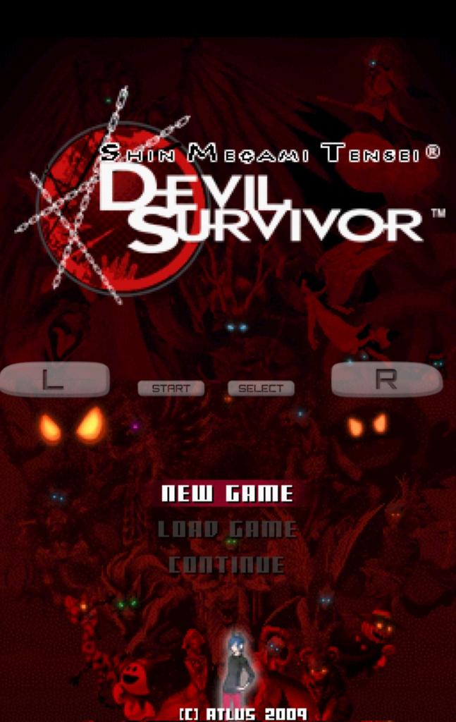 Ah yes, it's time to play what is easily my favorite DS RPG of all time. Welcome y'all to Megami Ibunroku Devil Survivor! I'll try to chronicle my adventure through this game and post it in the form of this thread. I am shamelessly mimicking others this way.
#JouheiSurvivor https://t.co/YMJaqiQftK