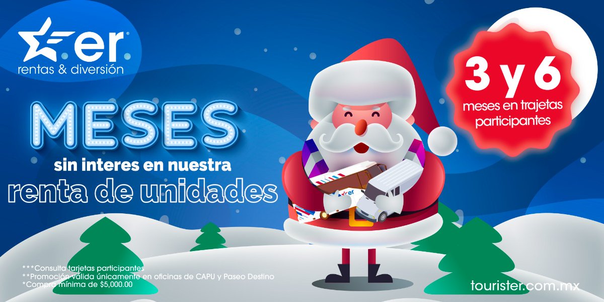 TOURISTERmx's tweet photo. 💥¡En er rentas &amp; diversión contamos con Meses Sin Intereses en renta de unidades! 🤩🥳

Viaja con la mejor opción de autobuses y sprinters a cualquier parte de la República Mexicana y paga a 3 y 6 MSI. 💳😀👌

Conoce más en https://t.co/Q23wJl8yVl https://t.co/2A4AzOek1d