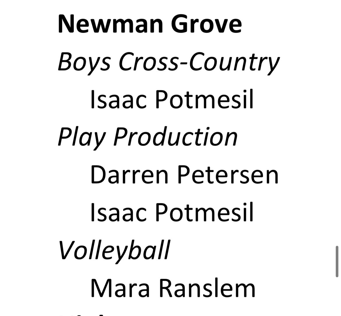 BC_Cardinals's tweet photo. Congratulations to the Cardinals 2021 Fall @NebChiro Academic All-State Award recipients! #StudentAthlete #cardinalpride

https://t.co/yGqF56kD2V… https://t.co/YXFzUbCTMQ