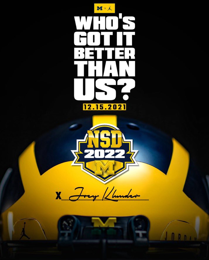 Officially a 〽️ichigan Man!
Couldn’t be more excited.