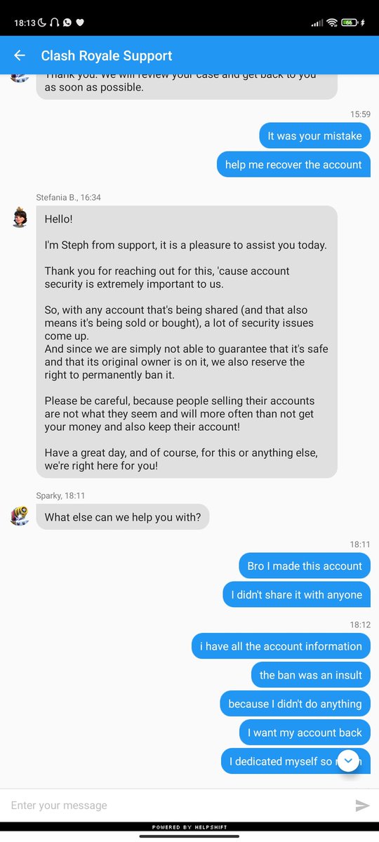 They said I was selling the account and I would never do that because it had a story and a lot of dedication to it 😔