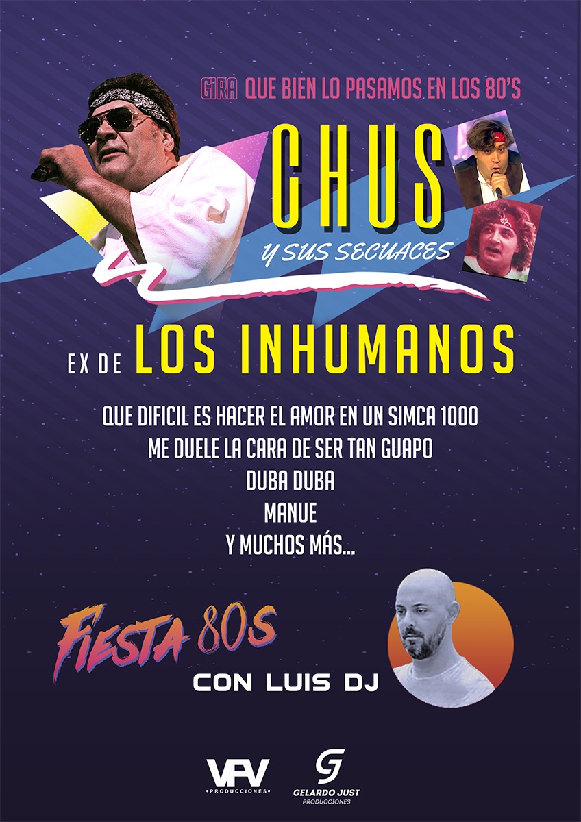 80Inhumanos's tweet photo. Nuestro cartel para la gira 2022 https://t.co/d0Ym8rM8yX