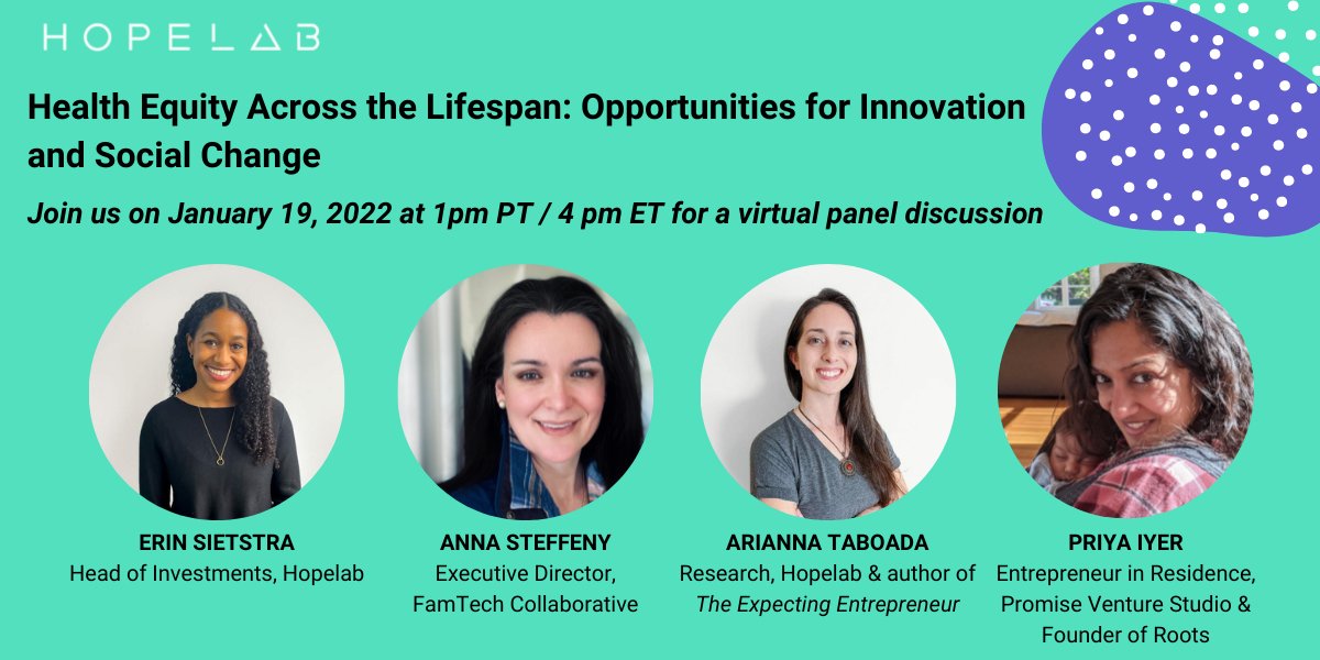 erinsietstra's tweet photo. Join me on 1/19 as I moderate a panel with
@priyaiyer, @ariannataboada, and Anna Steffeney on how we can support entrepreneurs who are building both businesses and families: https://t.co/Tpvu7FHYkI
@hopelab #FamTech #ExpectingEntrepreneur https://t.co/SkDIHruPS4