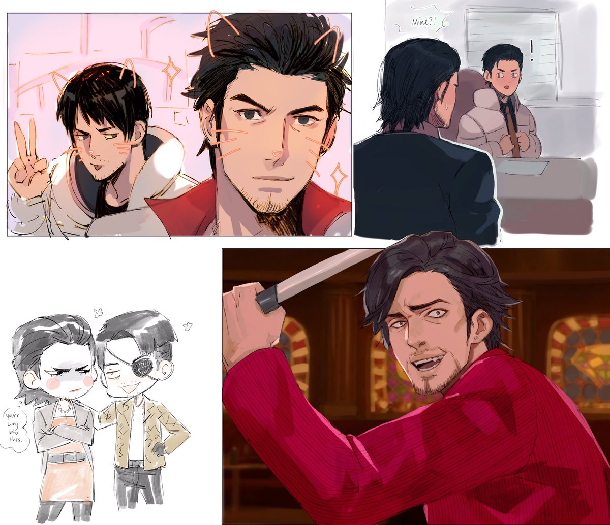 Yakuza doodles 