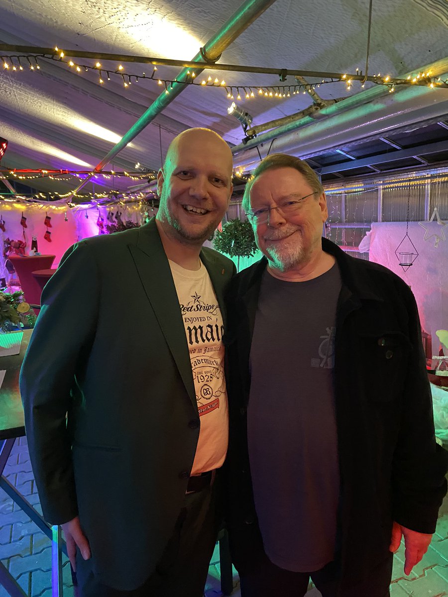 Schöner Abend gestern. Tolles Gespräch mit dem Altmeister.