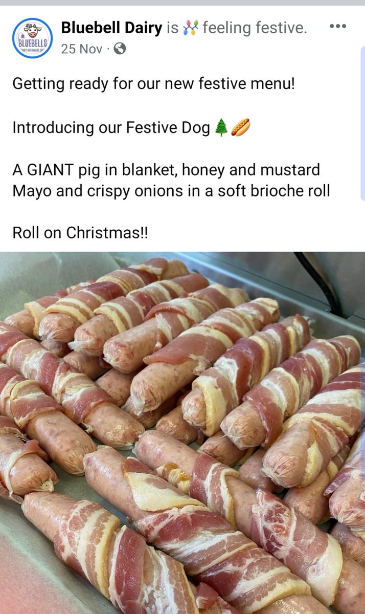 AngelaPhillips_'s tweet photo. @richardosman How about these giant festive pigs in blankets!😋 https://t.co/597y6sHtmn