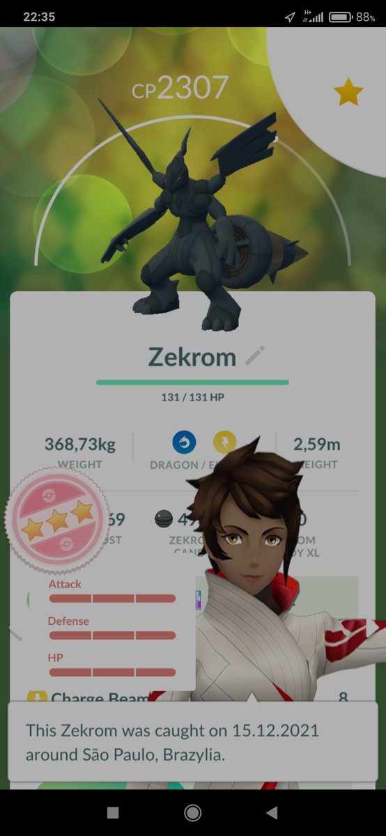 KitsuneByakko41's tweet photo. YEAH!!!!! 💯Zekrom from inivitation 💪
#zekromraid #hundo #PokemonGO #zekrom #raid https://t.co/Thf4P8oLLw