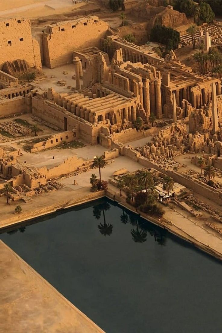 El complejo del templo de Karnak en Egipto. #arqueología #Egipto #egiptología #Karnak #templos