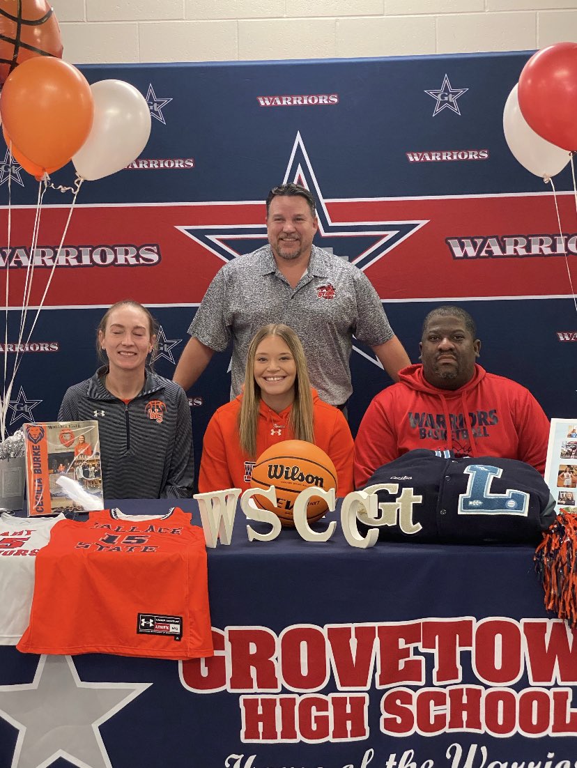 Beyond blessed and thankful for everything and everyone who has been with me throughout this whole journey so far but it's just getting started !! 🦁💙🧡 @wallacestatewbb <a href="/grovetowngbb/">Grovetown Girls Basketball</a>