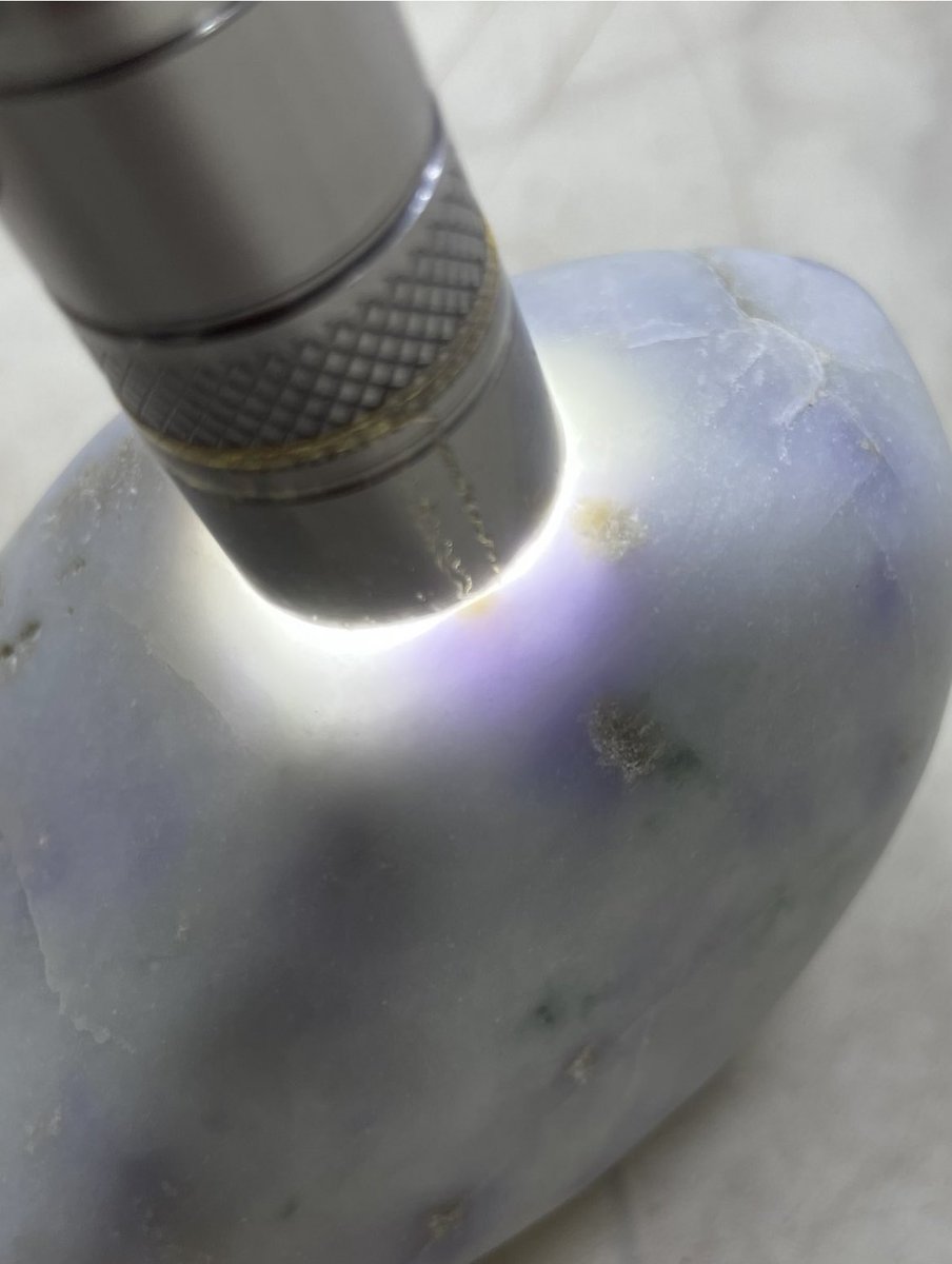 今日のヒスイは、 妖精🧚‍♀️ラベンダーです😁 最近、皆さんが拾われ