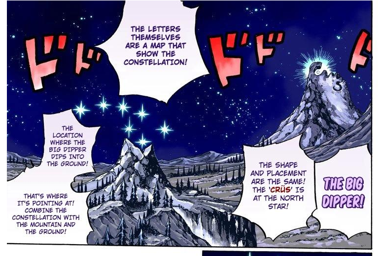 Easter egg that no one has mentioned yet: in my Johnny Joestar artwork, the constellation of 7 stars behind him is taken from a *certain* plot point in SBR (this panel is from ch29). That constellation happens to be Ursa Major, too.
Canon importance+7 stars=it was an easy choice