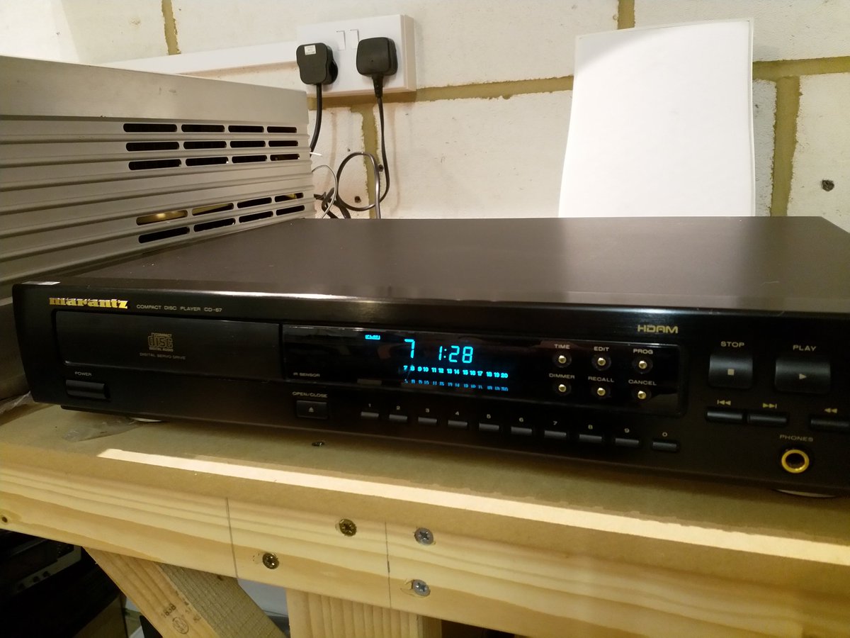 AudioOverhaul's tweet photo. #Marantz CD67 service completed! Available via our Facebook shop now!
#hifirepair #hifi #cdplayer https://t.co/JoFf9wPnj5