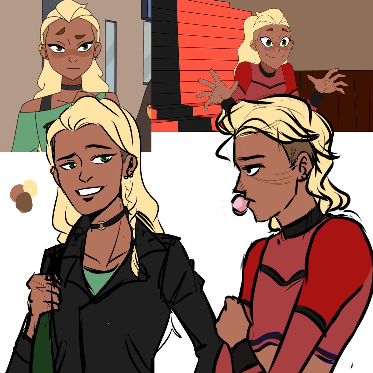 SheKidBGK's tweet photo. DT redraw from that Basketball AU
#DoubleTrouble #SheraandthePrincessesofPower #SheraEdit #BasketballAu #SPop https://t.co/DVgQlhYjle