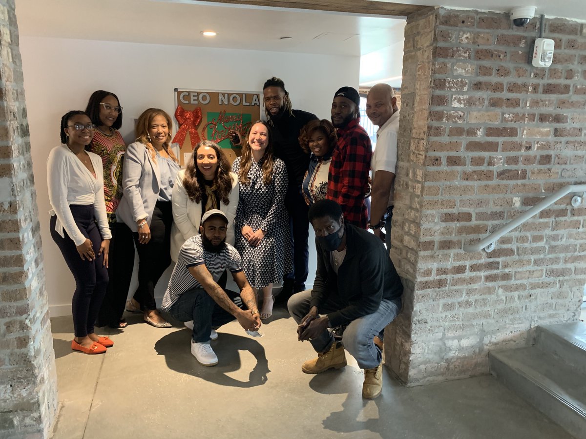 ceoworks's tweet photo. Today staff for @SenBillCassidy sat down with New Orleans participants to learn about barriers to employment for individuals returning from incarceration. Thank you for making time to learn from our participants’ expertise. #reentry #ChangeThatWorks https://t.co/CHcLO1wjc9
