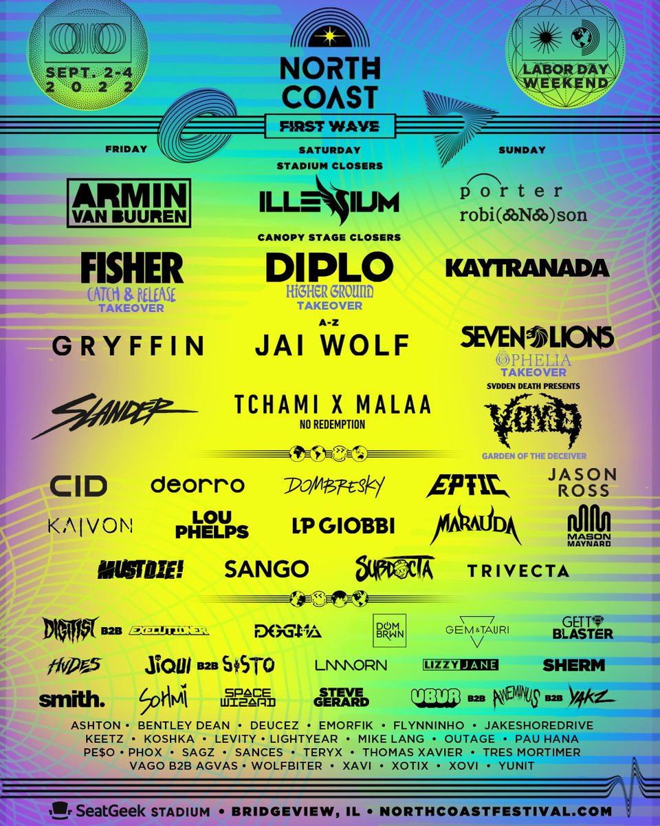 2023 North Coast Music Festival lineup