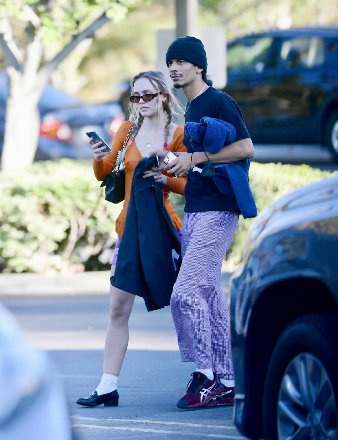LilyRose Depp Updates on Twitter "Lily out with her boyfriend Yassine