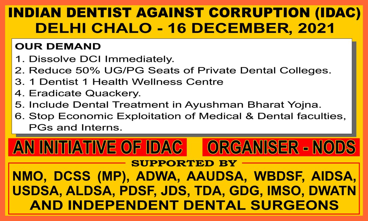 Indian Dentist against corruption tweet media