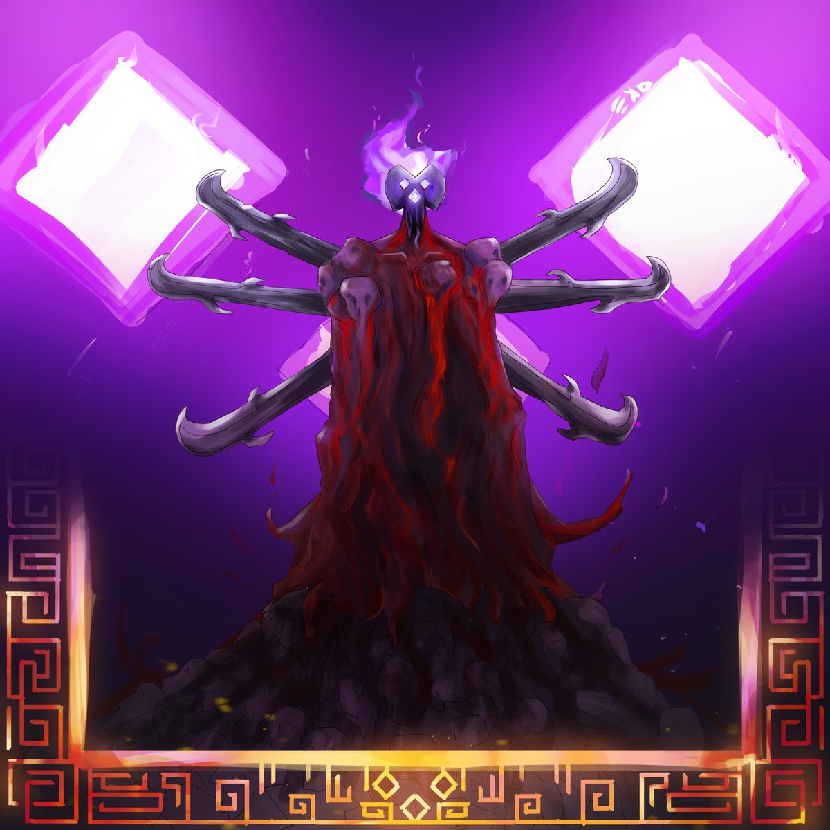 Finally finished this sketch that I did a while ago of probably one of my favorite character designs ever: Clovis Pardieux from <a href="/PlayDeadGods/">Curse of the Dead Gods</a> . It's a bit messy, so sorry about that