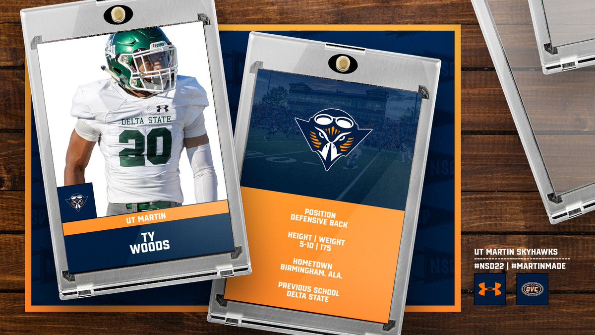 UTM_FOOTBALL's tweet image. Alabama Built | #MartinMade

Welcome to the Skyhawk Family

@5Twoods 🔷🔶