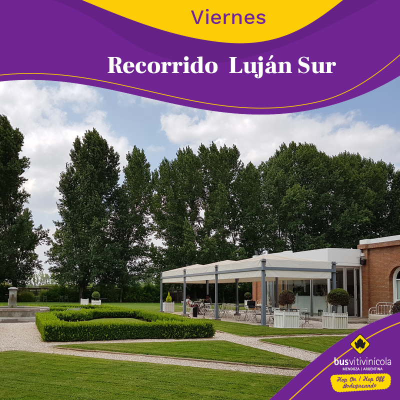 BusVitivinicola's tweet photo. Este #Viernes recorré con el Bus Vitivinícola Los Caminos del Vino de Luján Sur.
Visitaremos las bodegas @chandon_ar, @susanabalbowines, @bodegaa16, @terrazas_andes y Zolo Wines
►Disfrutá un día #Bodegueando 🍇🍷
►WhatsApp 📲+54 9 261 2 63-9439 https://t.co/6ln1rKJHFU