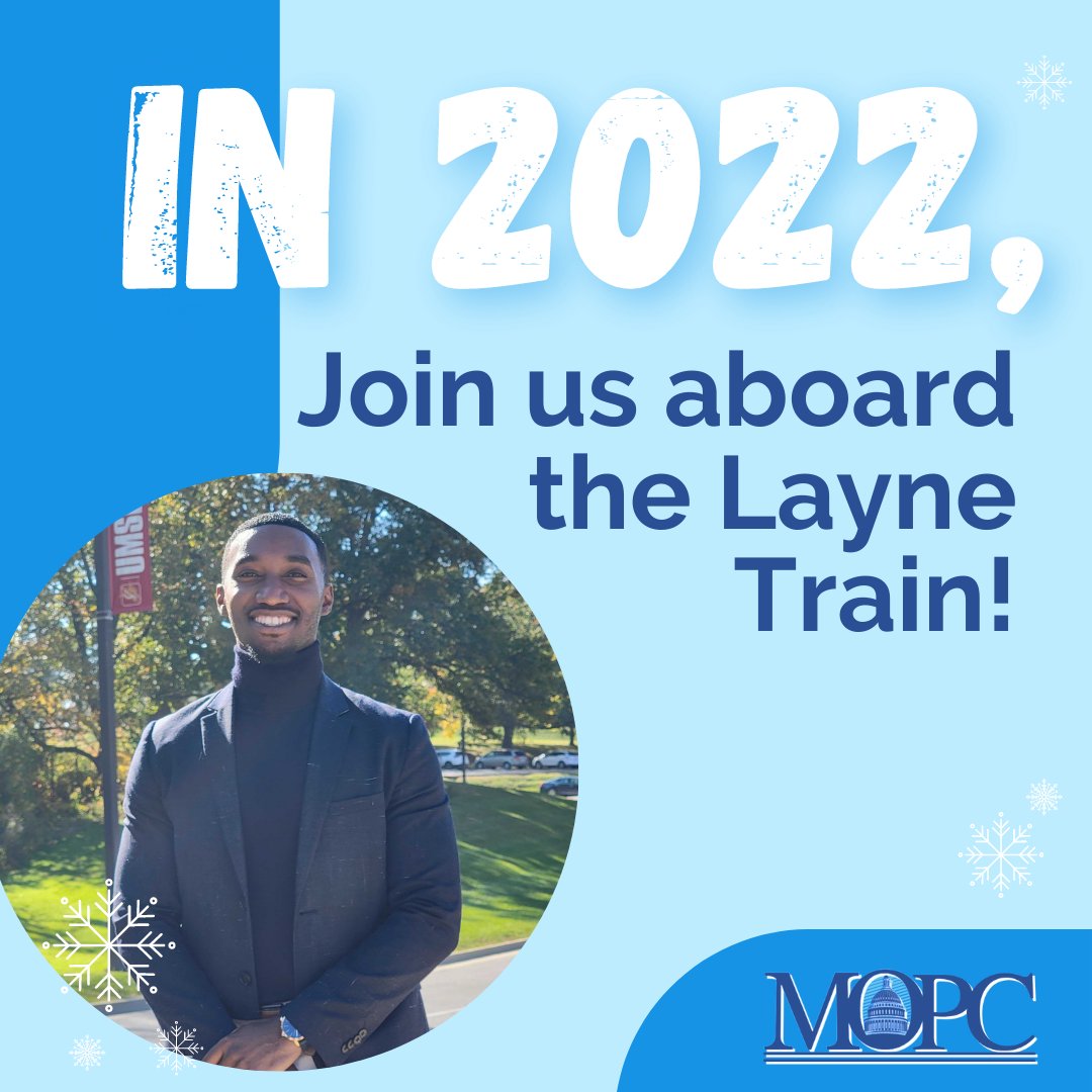 mo_political's tweet photo. In the fight for St. Louis' financial future, the #LayneTrain has no brakes! For our next Blue Year Resolution, join us in supporting Treasurer Adam Layne's mission to break the cycle of poverty, lift up our city, and create financial security for all St. Louisans (ID in replies) https://t.co/yWqfqA5t0U