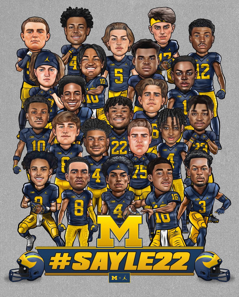 AaronBDesigns's tweet photo. Your 2022 signing class! #GoBlue #SayLe22 https://t.co/Lt9ZIN5ach