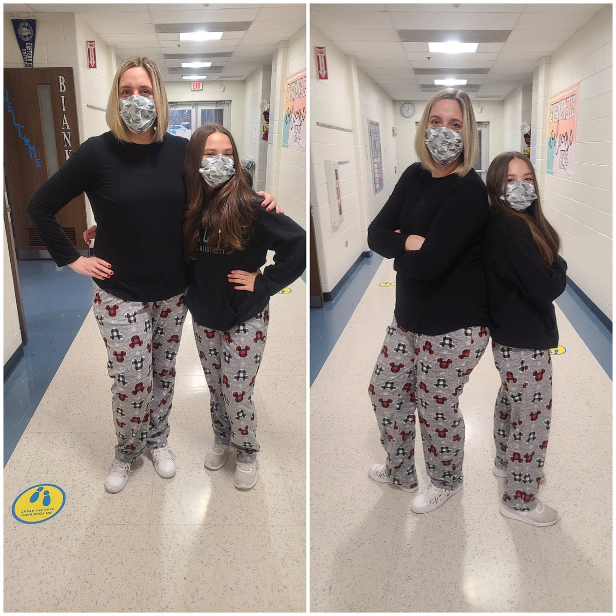 Medowsmath's tweet image. Pj day turned into Twin Day! I love my students!