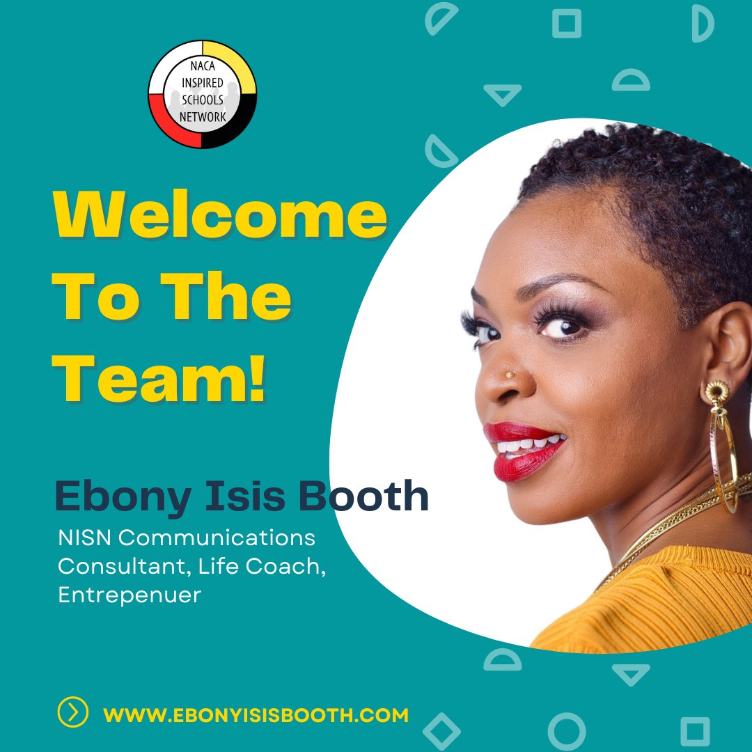 NISN welcomes Ebony Isis Booth! A passionate community organizer, her work centers on the lives of Black women and intersectional communities. Our newest Communications Consultant/Strategist, together we're committed to uplifting Indigenous Education across our network. 
#NISN