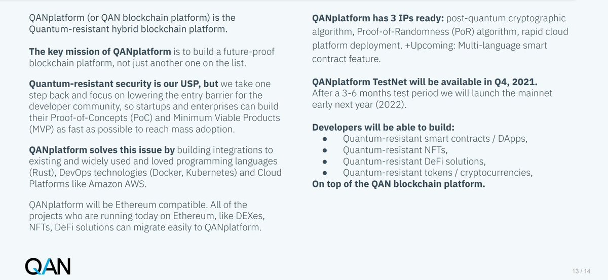 Daimon8888's tweet photo. @b0bcrypto Although I like $VRA a lot but I'd say $QANX is the one with the strongest fundamental! https://t.co/rc7qgrbbuS