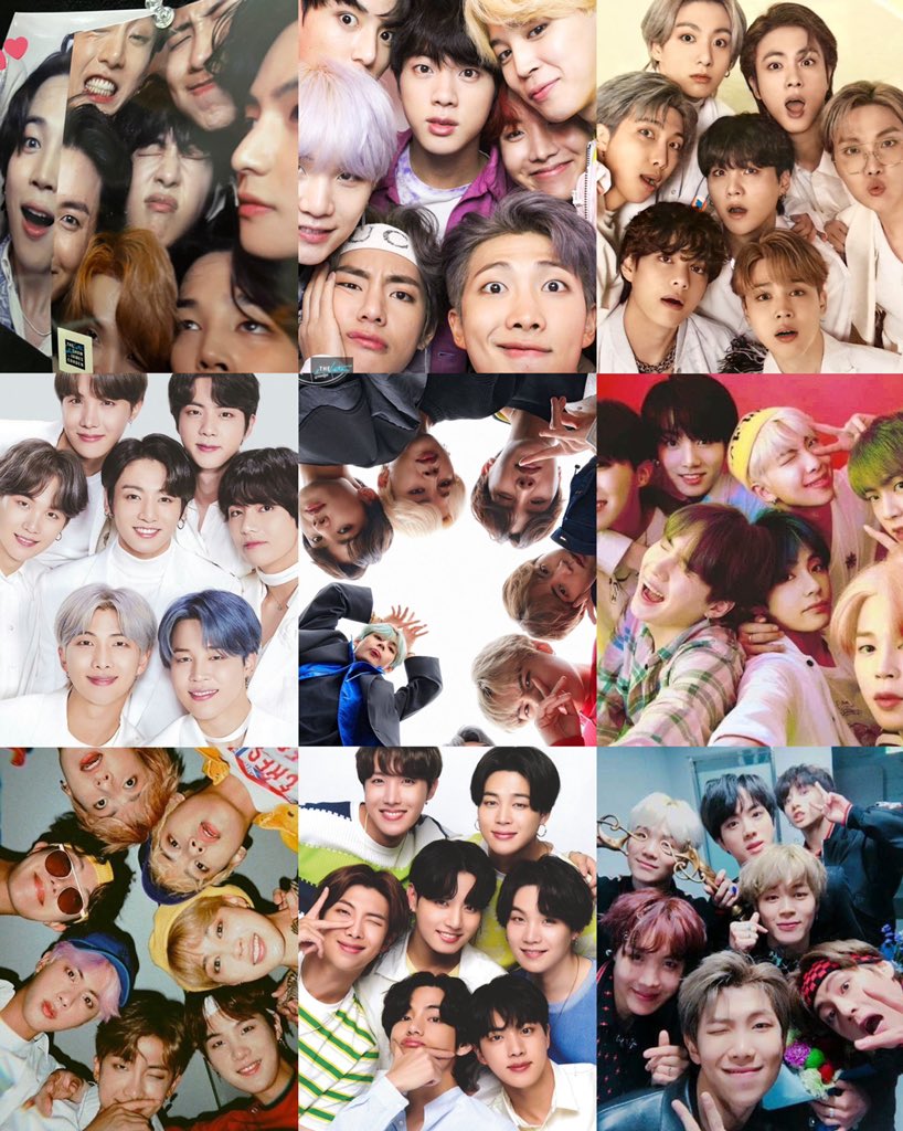 This are my fav kind of bts ot7 pictures.