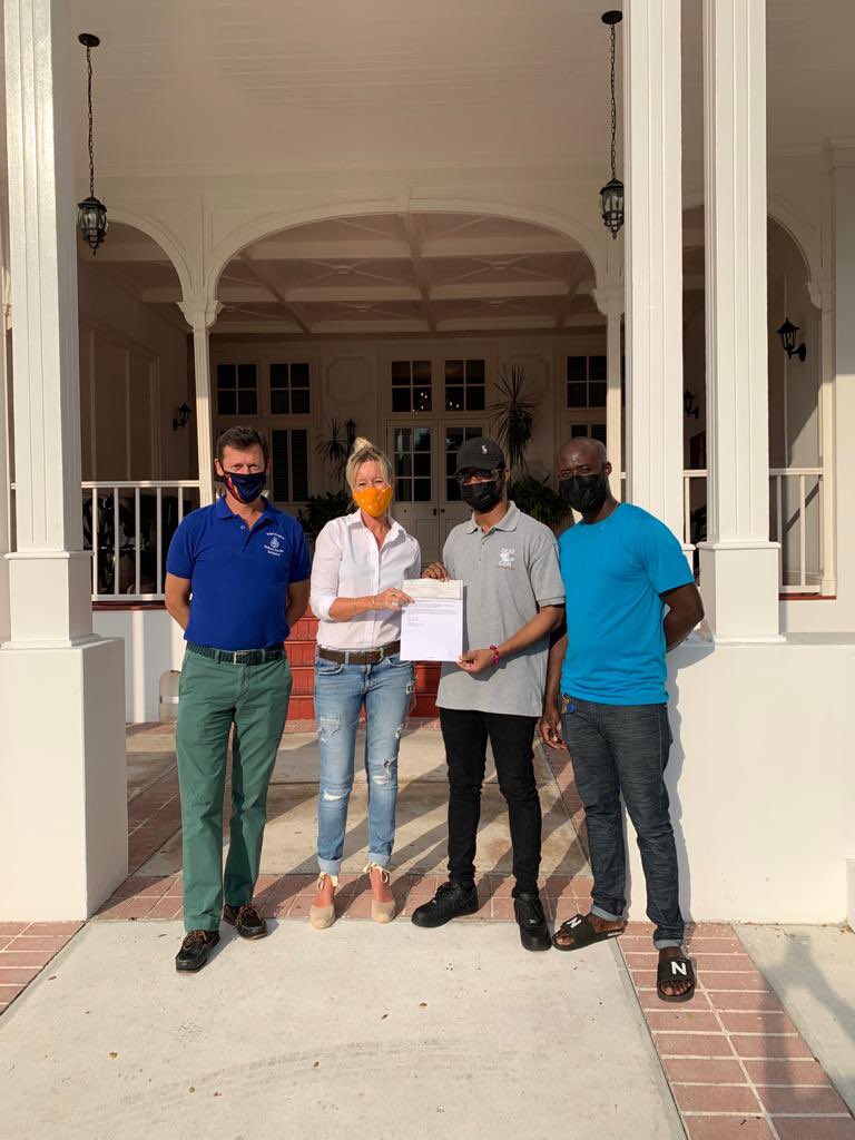 Angie and I were very pleased to hand our donation of J$219,544 to <a href="/DeafCanCoffee/">Deaf Can! Coffee</a> today, raised through the generosity of friends and colleagues - we completed our fundraising marathon at the weekend and appreciate all of the support!  <a href="/UKinCaribbean/">UKinCaribbean 🇬🇧</a> <a href="/JudithSlater_UK/">Judith Slater</a>