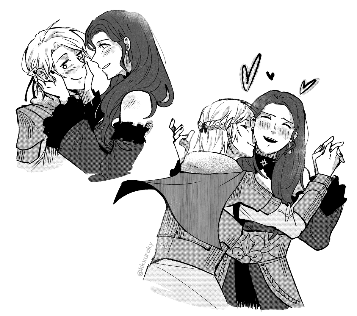 finding comfort in the other #fireemblemthreehouses #dorogrid 