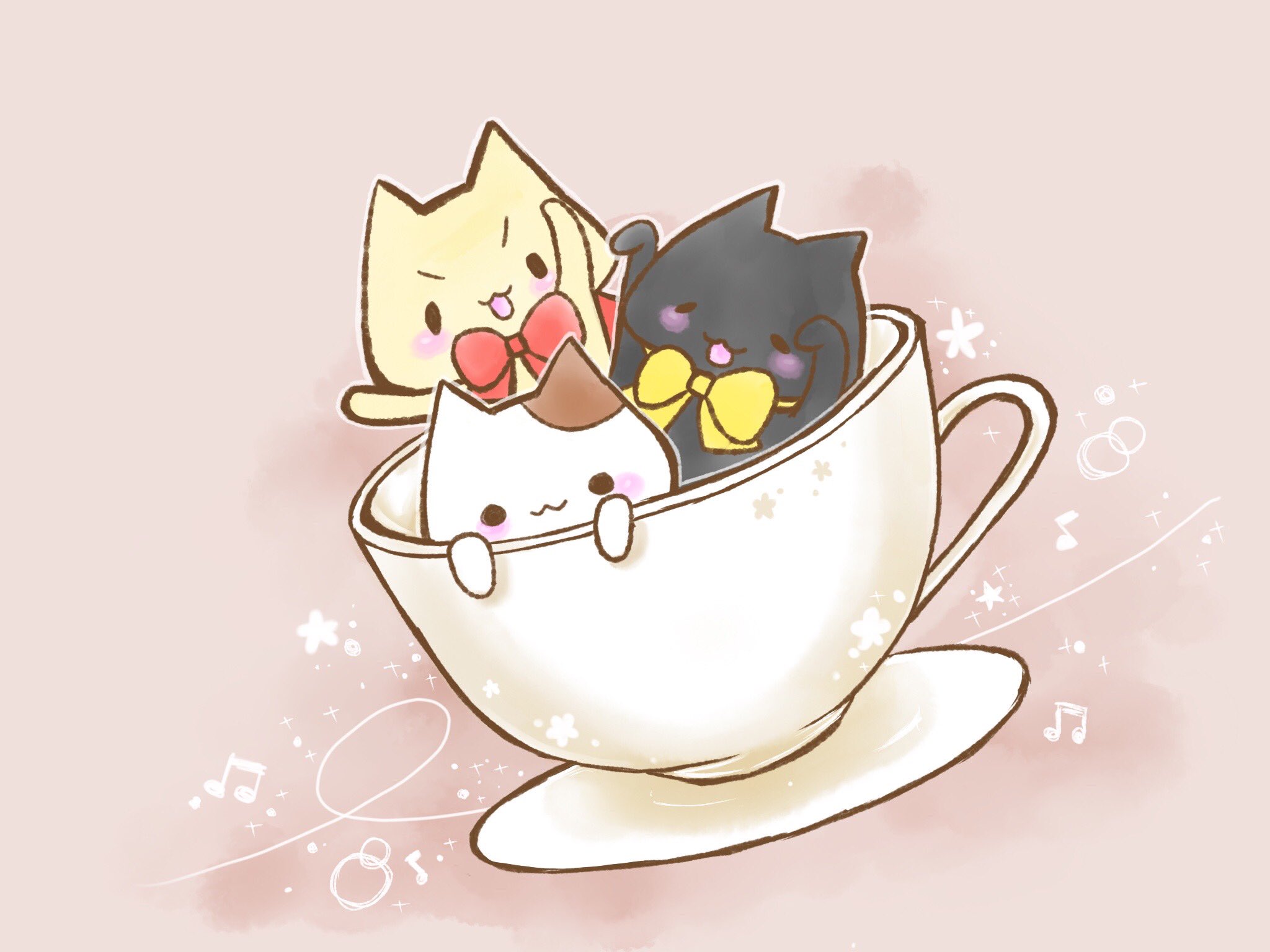 りんだ 在 Twitter コーヒーカップ イラスト ゆるいイラスト ネコ T Co Wws9gq65a2 Twitter