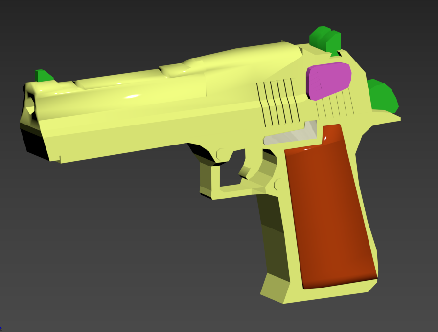 BrontmeyerTy's tweet photo. Here is a gun a did in about 40 mins due to some issues I was having :/ I enjoyed it still learning about the smoothing groups and edge modelling was pretty cool too :)
#3dsmax #guns https://t.co/KQ4llvWN7I