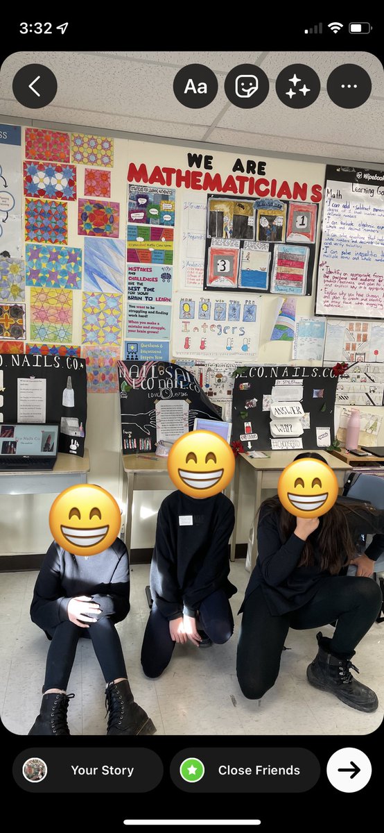 MissMButera's tweet photo. Amazing work from my students is 7B! Take a look at some of the businesses created in my class for their Algebra assignments! Using algebra to persuade people to come to their booth! @LBPYRDSB https://t.co/C9hq0bNXCG